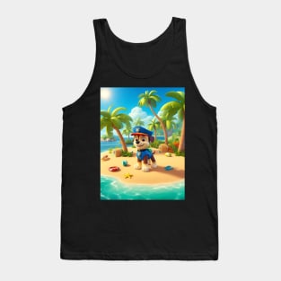 Kids Fashion: Explore the Magic of Cartoons and Enchanting Styles for Children Tank Top